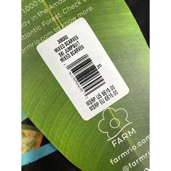 Farm Rio - Mixed Scarves Ski Jumpsuit in Multicolor - Picture 5 of 13